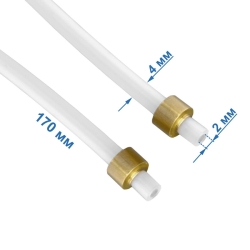 Трубка PTFE ø2х4мм 170мм (скоба-скоба), 5513213821