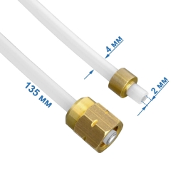 Трубка PTFE ø2х4мм 135мм (гайка-скоба), 5513219841