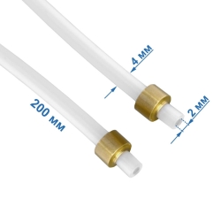 Трубка PTFE ø2х4мм 200мм (скоба-скоба), 5513221371